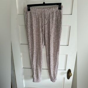 Cozy Heathered Jogger Pants